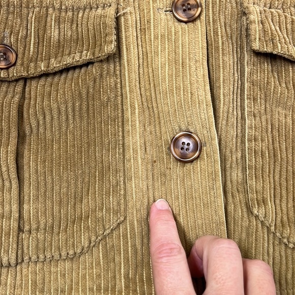 L.A.Blues Vintage Widewale Corduroy Cargo Utility Pocket Jacket - Picture 6 of 8